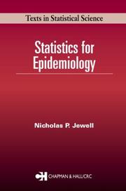 Cover of: Statistics for Epidemiology by Nicholas P. Jewell