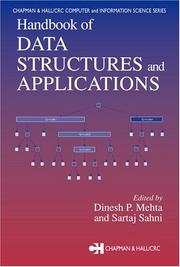 Handbook of data structures and applications by Dinesh P. Mehta, Sartaj Sahni