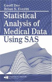 Cover of: Statistical Analysis of Medical Data Using SAS by Geoff Der, Brian S. Everitt