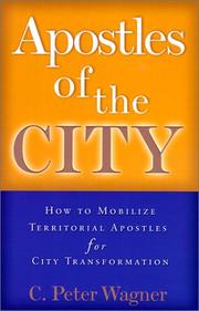 Cover of: Apostles Of The City (City Transformation)