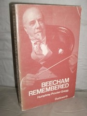 Cover of: Beecham remembered | 