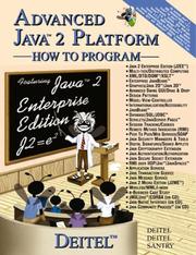 Cover of: Advanced Java 2 Platform: How to Program (With CD-ROM)