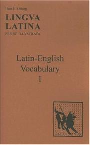 Latin-English Vocabulary I by Hans H. Ørberg