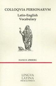 Latin-English Vocabulary by Hans H. Ørberg