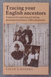 Cover of: Tracing your English ancestors | Colin Darlington Rogers