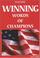 Cover of: Winning Words of Champions