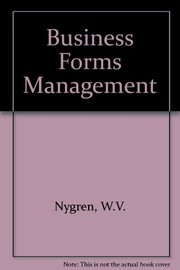 Cover of: Business forms management | W. V. Nygren