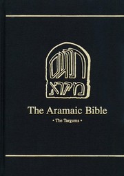Cover of: The two Targums of Esther by translated, with apparatus and notes by Bernard Grossfeld.