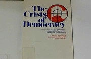 The crisis of democracy by Michel Crozier