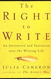 Cover of: The Right to Write by Julia Cameron
