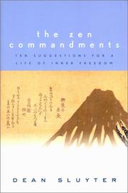 Cover of: The Zen commandments: ten suggestions for a life of inner freedom