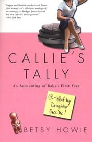 Cover of: Callie's Tally by Betsy Howie, Betsy Howie