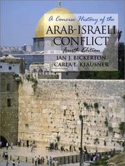 Cover of: A Concise History of the Arab-Israeli Conflict (4th Edition)