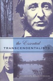 Cover of: The Essential Transcendentalists
