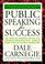 Cover of: Public Speaking for Success