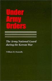 Under Army Orders by William M. Donnelly