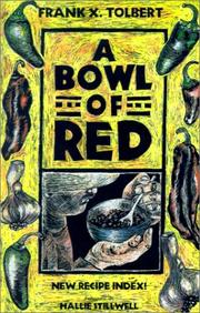 Cover of: A Bowl of Red | Frank X. Tolbert