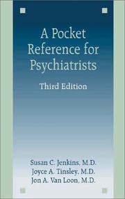 Cover of: Pocket Reference for Psychiatrists by Susan C. Jenkins, Joyce A. Tinsley, Jon A. Van Loon