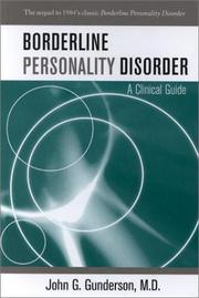 Cover of: Borderline Personality Disorder by John G. Gunderson