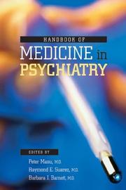 Cover of: Handbook of medicine in psychiatry