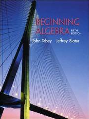 Cover of: Beginning Algebra (5th Edition)