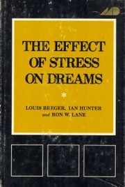 Cover of: The effect of stress on dreams