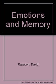 Cover of: Emotions and memory.