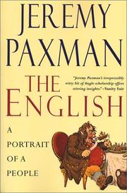 Cover of: The English by Jeremy Paxman