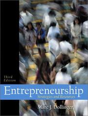 Entrepreneurship by Marc J. Dollinger