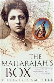Cover of: The Maharajah's box: an exotic tale of espionage, intrigue, and illicit love in the days of the raj