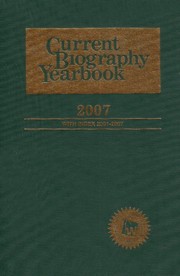 Cover of: Current Biography Yearbook-2007 (Current Biography Yearbooks)