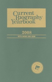 Cover of: Current Biography Yearbook-2008 by 