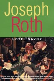 Cover of: Hotel Savoy by Joseph Roth