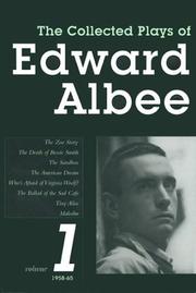 Cover of: The Collected Plays Of Edward Albee by Edward Albee, The Overlook Press
