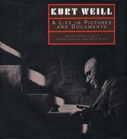 Cover of: Kurt Weill