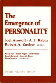 Cover of: The Emergence of personality