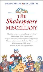 Cover of: The Shakespeare Miscellany