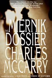 Cover of: The Miernik Dossier by Charles McCarry