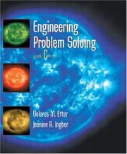 Cover of: Engineering problem solving with C++: an object based approach