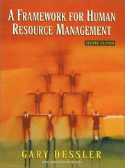 Cover of: A Framework for Human Resource Management (2nd Edition) by Gary Dessler