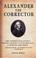 Cover of: Alexander the Corrector