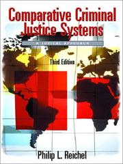 Cover of: Comparative Criminal Justice Systems by Philip L. Reichel