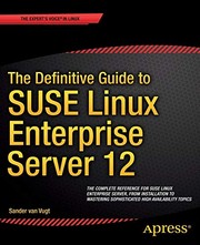 Cover of: The Definitive Guide to SUSE Linux Enterprise Server 12 by Sander van Vugt