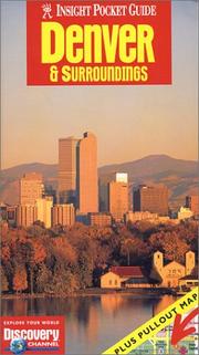 Cover of: Insight Pocket Guide with map Denver (Insight Guides)