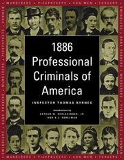 Cover of: 1886 professional criminals of America