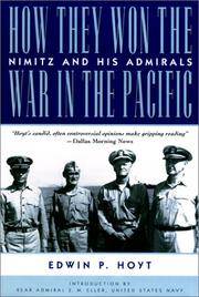 Cover of: How they won the war in the Pacific by Edwin Palmer Hoyt