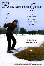 Cover of: Passion For Golf by Roland Merullo
