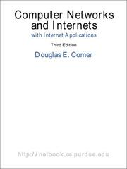 Cover of: Computer Networks and Internets, with Internet Applications (3rd Edition)