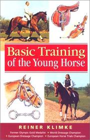 Cover of: Basic training of the young horse