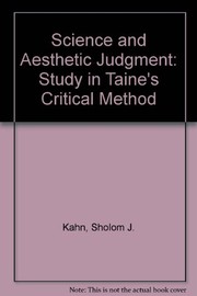 Cover of: Science and aesthetic judgment | Sholom Jacob Kahn